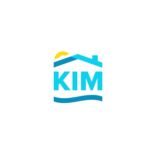 Roof design with the title 'Kim Real Estate - Miami'