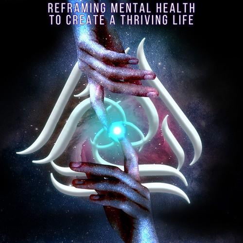 Psychology book cover with the title 'Book cover for mind healing self help book'