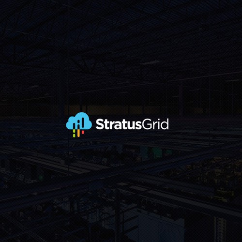 Computing logo with the title 'StratusGrid Logo'