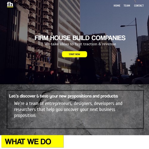 Company website with the title 'Company Web'
