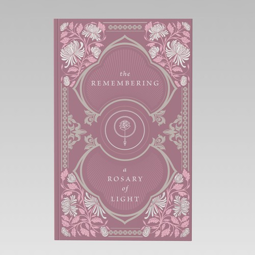 Medieval book cover with the title 'Book Cover for Catholic Religion'