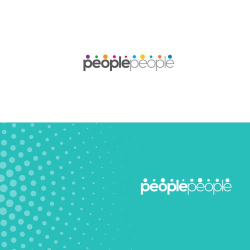 People brand with the title 'Word mark logo concept'