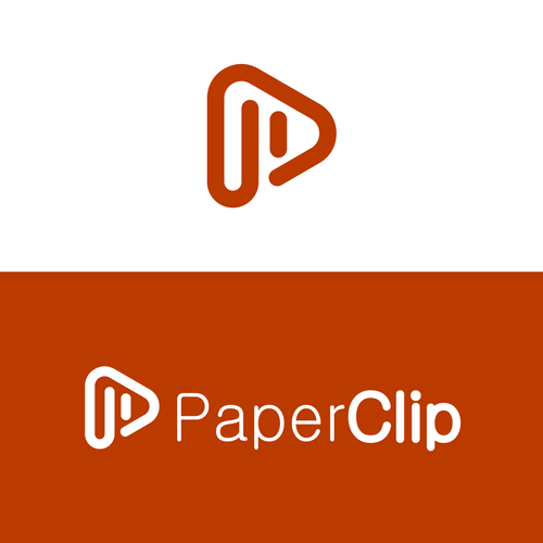 Mahogany logo with the title 'PAPERCLIP LOGO'