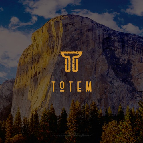 Rough design with the title 'Rough logo for a bouldering gym.'