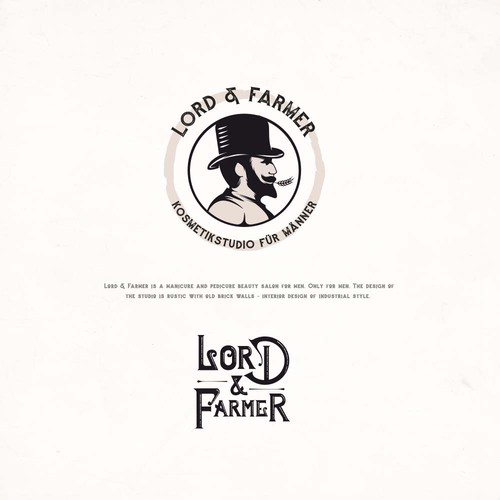Men design with the title 'Lord & Farmer'