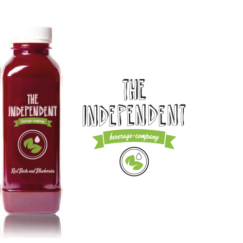 Juice logo with the title 'Create a unique and powerful logo'