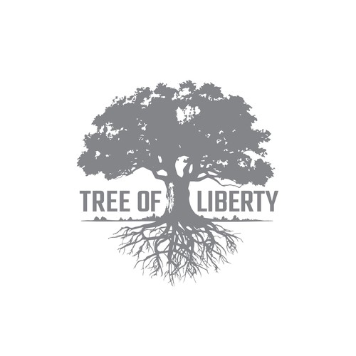 Liberty logo with the title 'Tree of Liberty - Design a logo for an apparel company'