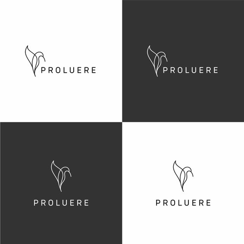Hummingbird design with the title 'Proluere'
