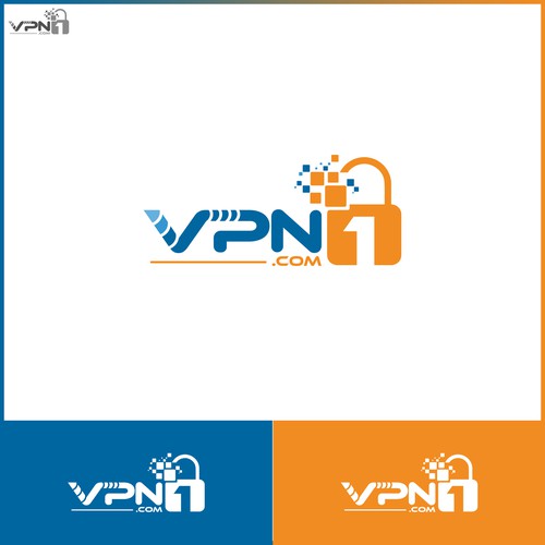 Lock logo with the title 'VPN1'
