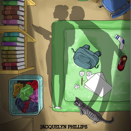 Creative book cover with the title 'Cat and Mouse book cover'