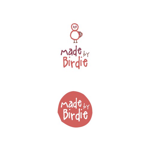 Indie logo with the title 'Design a logo for a fun and colourful handmade product brand called Made By Birdie'