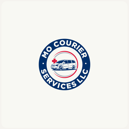 Medical design with the title 'Logo design for Mo Courier Services LLC'