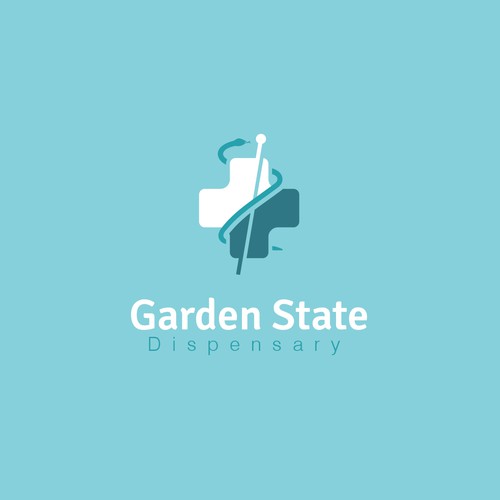 Viper logo with the title 'Logo Garden State Dispensary'
