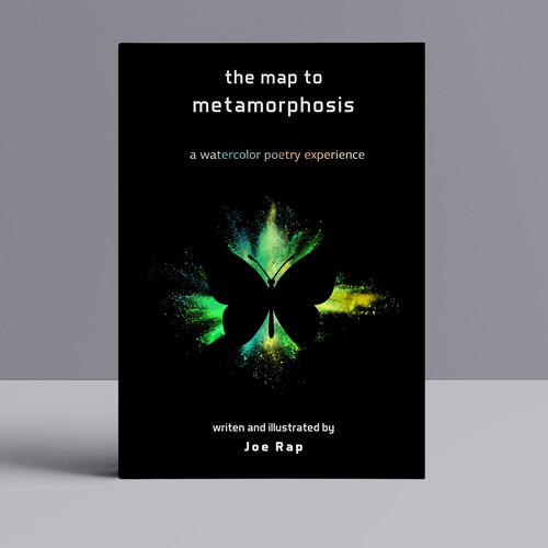 Abstract book cover with the title 'Book Cover design'