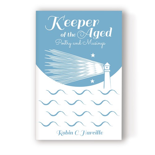 Minimal book cover with the title 'Poetry Book Cover'