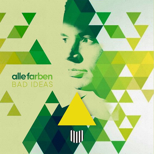 Cover illustration with the title 'Cover design for 'Alle Farben''