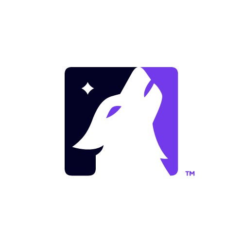 Design with the title 'Customized Negative-Space Wordmark for ThoughtFeeder'