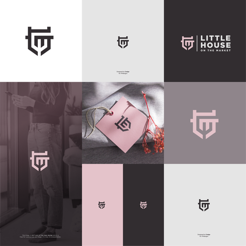 Real estate logo with the title 'Little House'