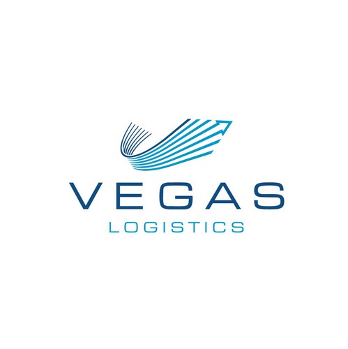 Airline and flight logo with the title 'Logistics Wing'