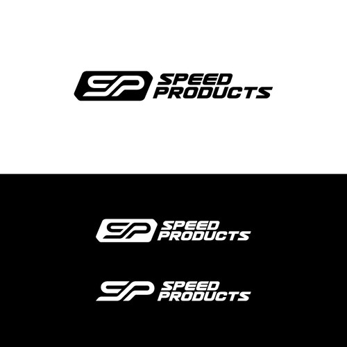 German logo with the title 'Speed Products Logo Design'