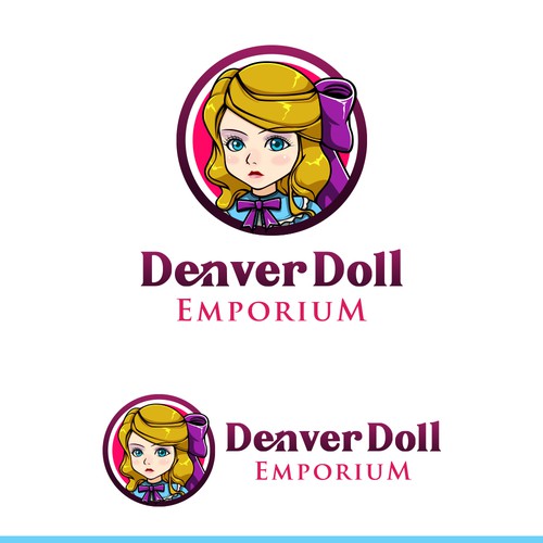 Doll design with the title 'Denver Doll Emporium'