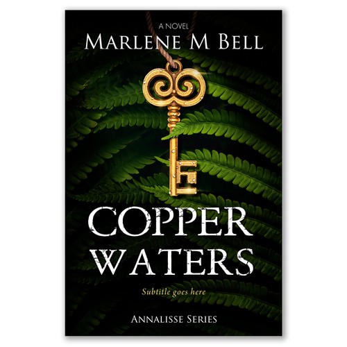Photography book cover with the title 'Copper Waters'