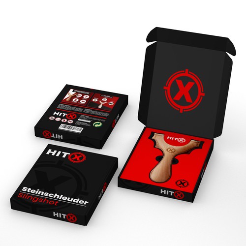 Game packaging with the title 'Box Design'