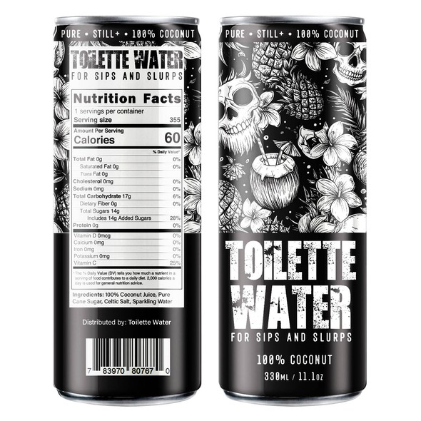 Label with the title 'Beverage can design'