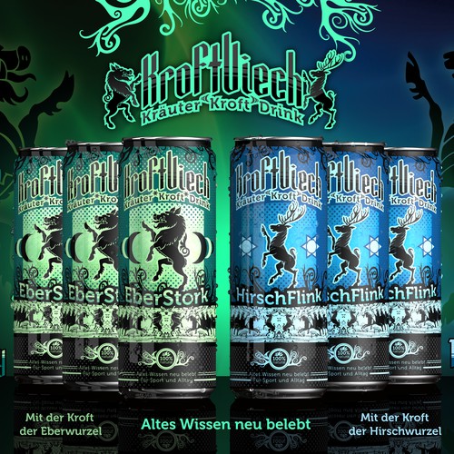 Can design with the title 'Poster for Kroftviech'