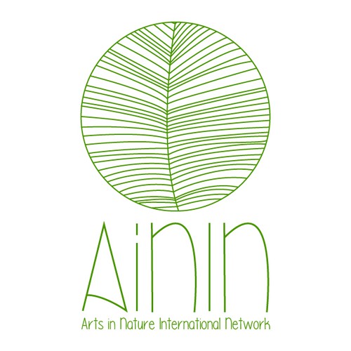 Artist logo with the title 'logo for Artists in Nature International Network'