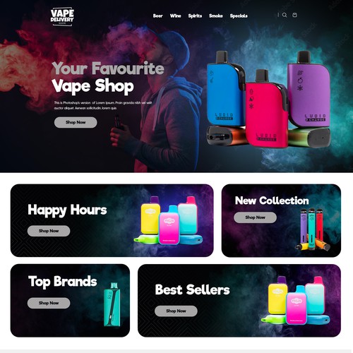 Aesthetic website with the title 'Webpage'