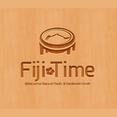 Woods design with the title 'fiji logo'