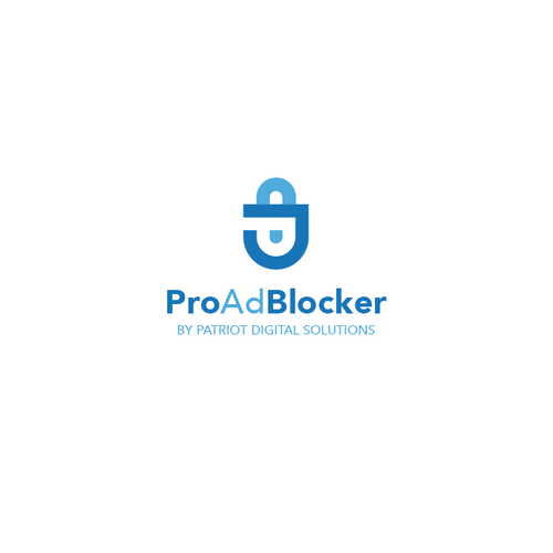 Ad logo with the title 'Ad Blocker'