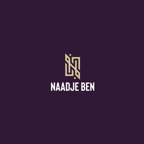 Dress design with the title 'NAADJE BEN LOGO'