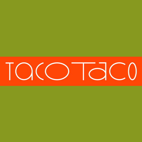 Typographic logo with the title 'Custom logo for a Taco restaurant'