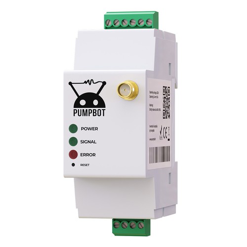 3D rendering design with the title '3D visualization for an industrial device'