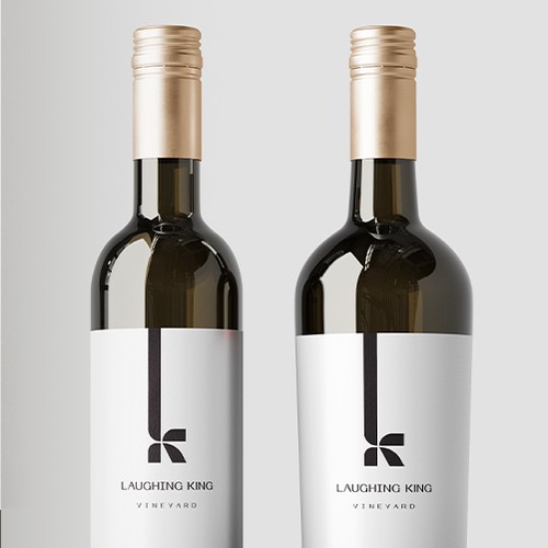 Family business logo with the title 'Laughing King Vineyard'