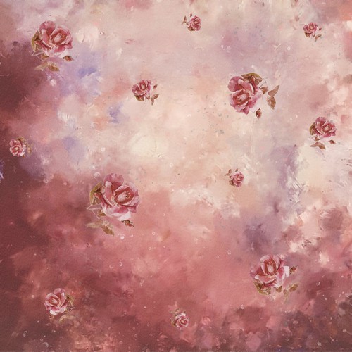 Floral artwork with the title 'Floral print'