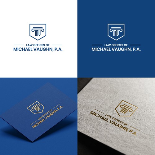 Gavel logo with the title 'Logo for civil trail lawyer'