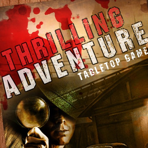 Card game design with the title 'Pulp Era Card Game Designs'