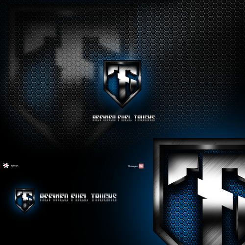 Fuel logo with the title 'Logo Design for Refined Fuel Trucks'