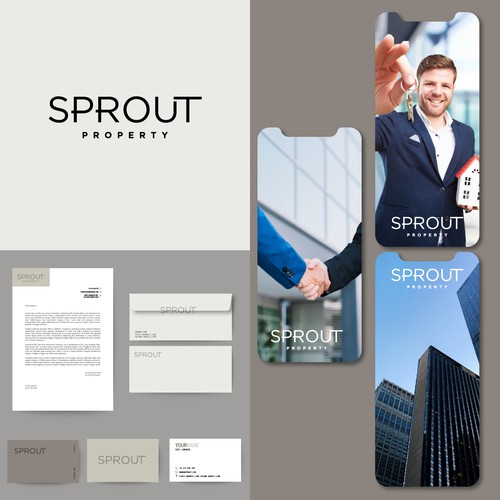 Property brand with the title 'SPROUT PROPERTY'