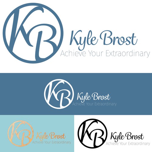 Motivational logo with the title 'Logo for Kyle Brost motivational speaker contest'