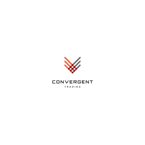 Trading logo with the title 'Logo Design for Convergent Trading'