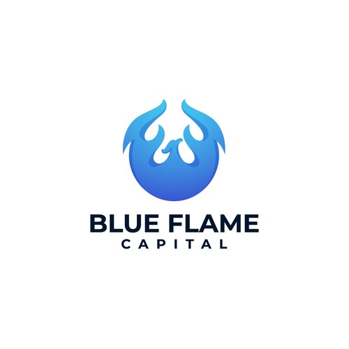 Phoenix logo with the title 'Fiery Eagle, Phoenix Logo'