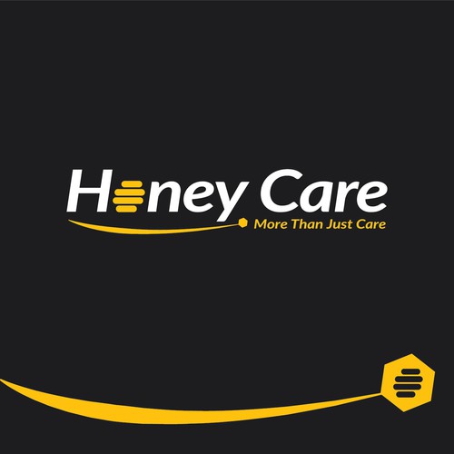 Honey brand with the title 'HONEY CARE - LOGO'