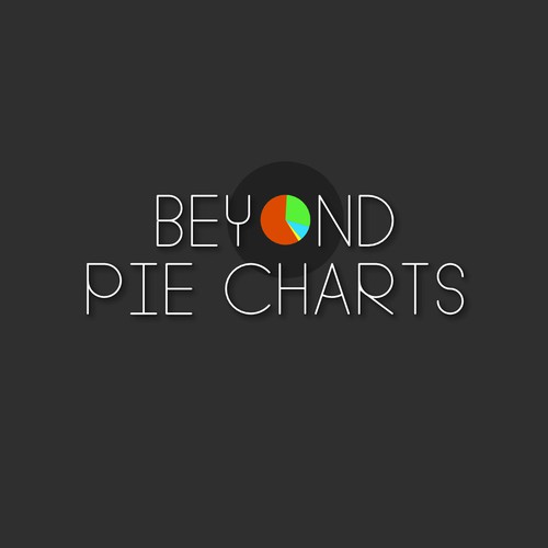 Pie chart logo with the title 'Logo concept'