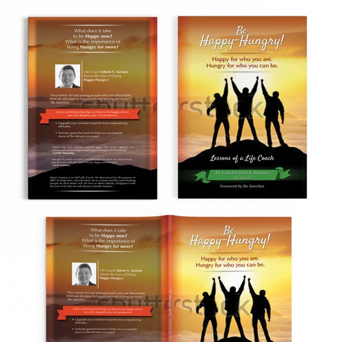 Motivational book cover with the title 'Book cover for Coach Edwin Soriano'