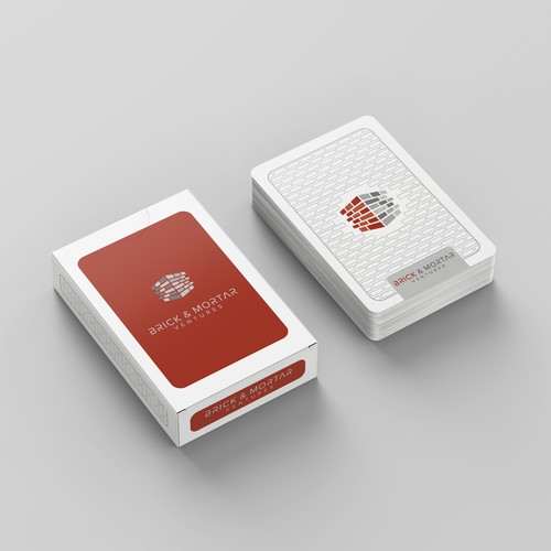 Custom Monogram, Designer Pattern Playing Cards