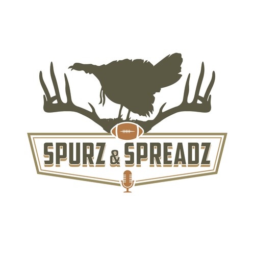 Turkey logo with the title 'Bold Logo Concept for Podcast'